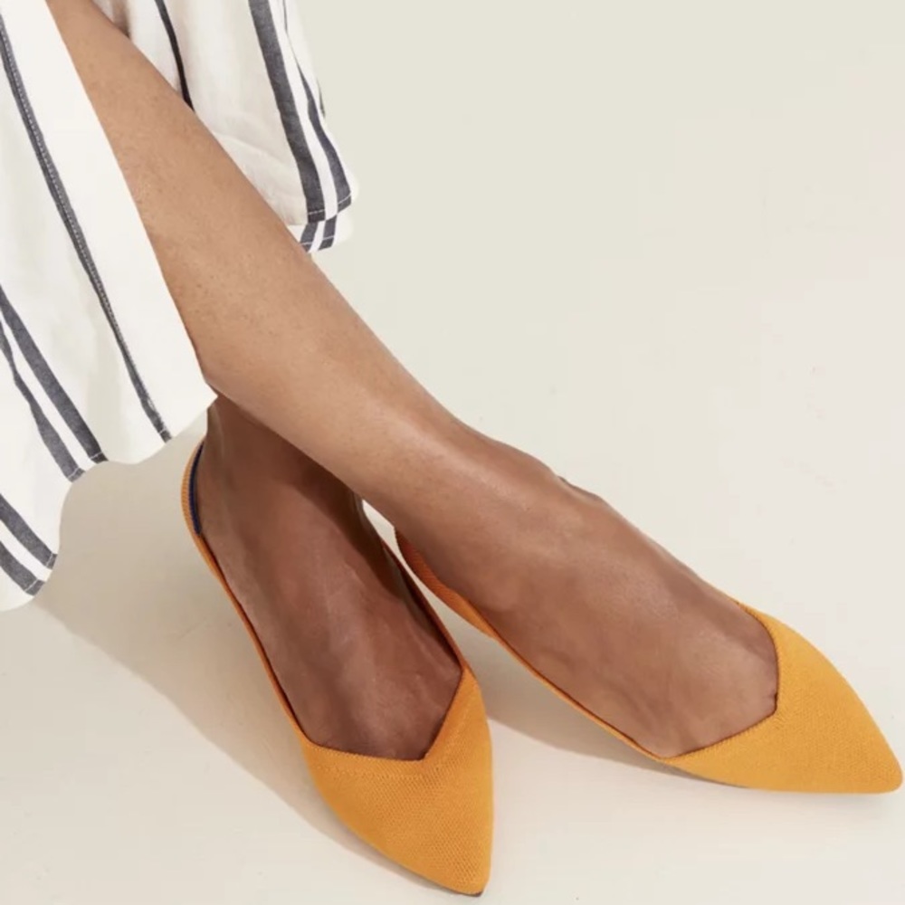 Rothy’s The Point in Saffron